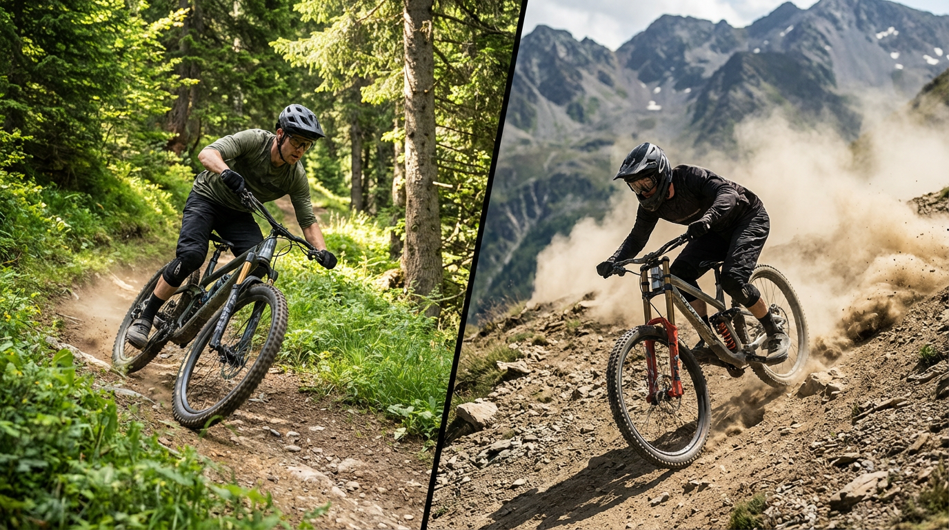 Enduro vs. Downhill Mountainbikes – Welches passt zu dir auf Österreichs Trails?