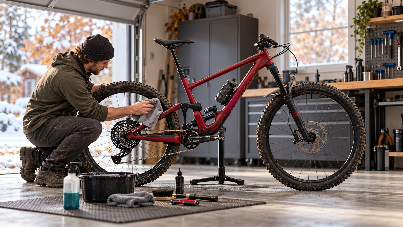 Fahrrad überwintern: 8 Tipps für die Winterpause